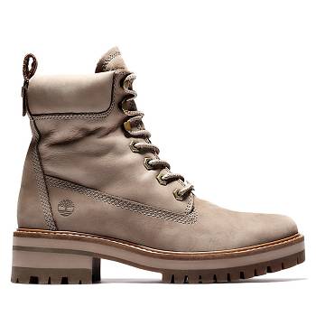 Timberland Courmayeur Valley - Hnede 6 Inch Cizmy Damske, T0461SK